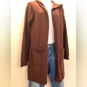 Mid Length Hooded Sweater